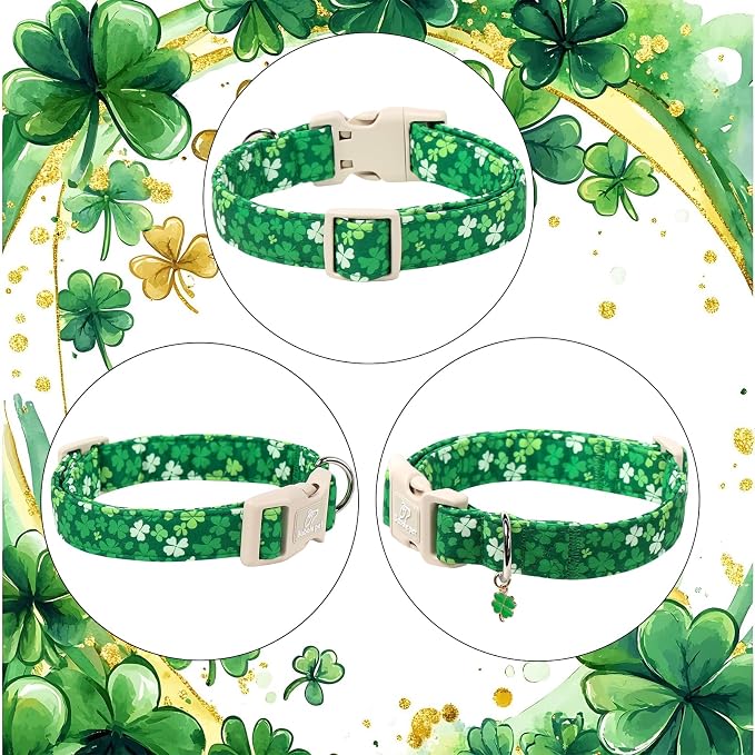 St. Patrick's Day Dog Collar for Medium Dogs - Image 7