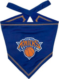 Pets First NBA New York Knicks TIE Bandana, Size Small/Medium. Dog Bandana by PETSFIRST