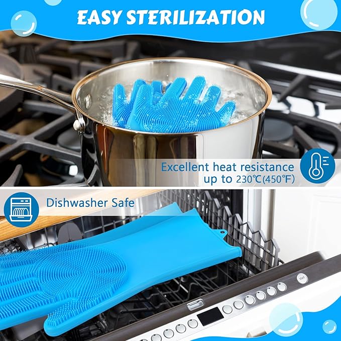 Pecute Pet Grooming Gloves - Image 5