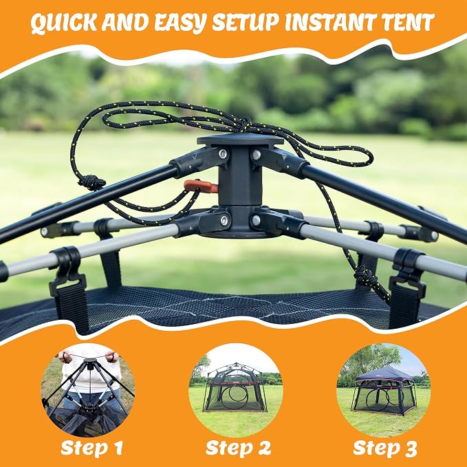 Extra Large Catio Outdoor Cat Enclosure 2-Tier Cat Tent - Image 6
