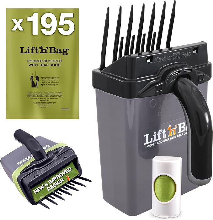 Neater Pet Brands Lift N’ Bag 2.0 Dog Pooper Scooper by NeaterPetBrands