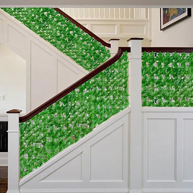Artificial Ivy Fence Privacy Screen, 60 x 120 Inch UV-Anti Artificial Fake Ivy - Image 7