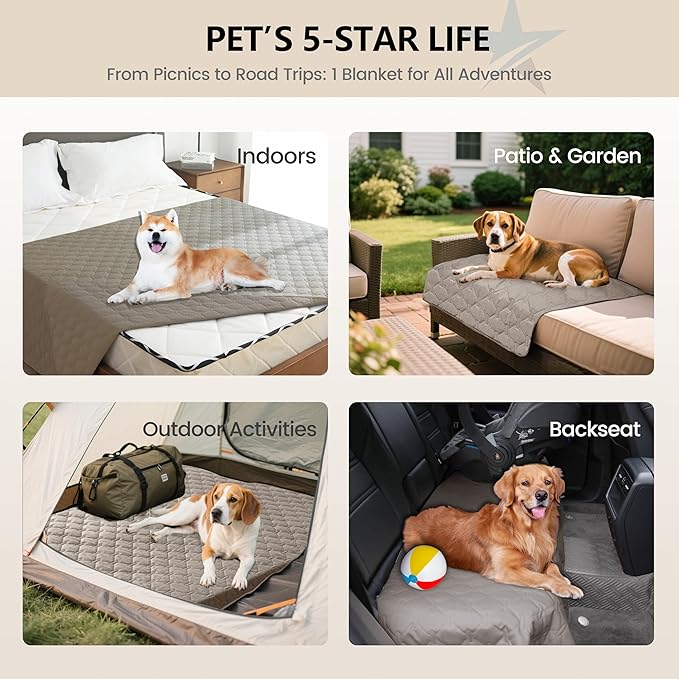 gogobunny 3X Stronger Waterproof Pet Blanket, Scratch Proof Furniture Protector - Image 2