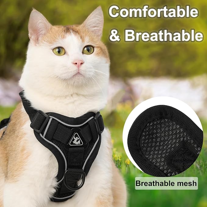 Cat Harness and Leash, Reflective Cat Harness Escape Proof - Image 8
