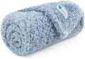 PetAmi Dog Blanket for Small Dogs Blue, Fluffy Soft Puppy Blanket, Sherpa by PetAmi