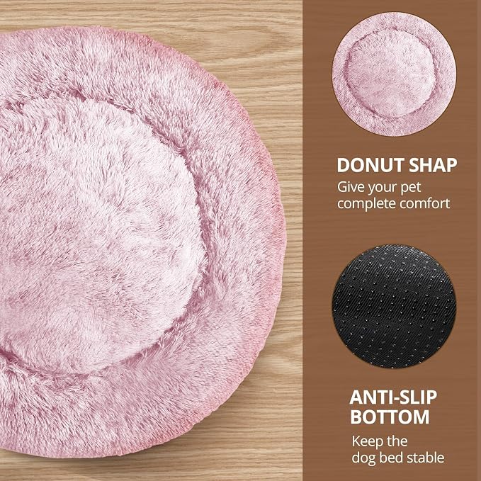 JOLLYVOGUE Calming Dog Bed for Small Dogs - Image 3