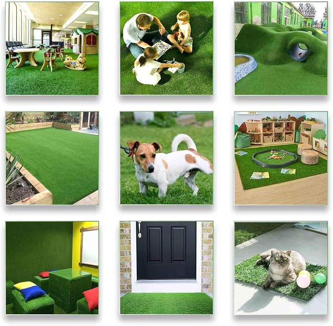 ALTRUISTIC Artificial Grass 9FTX36FT, Realistic Fake Grass Deluxe Turf - Image 8