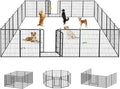 Dog Playpen 40 inch 24 Panels Indoor Outdoor Dog Pen by Jhsomdr