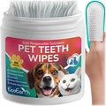 Premium Teeth Cleaning Wipes for Dogs & Cats by EcoEarth