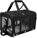 Soft Sided Cat/Dog Carrier，Collapsible Mesh Pets Travel Carriers by SWUVVI