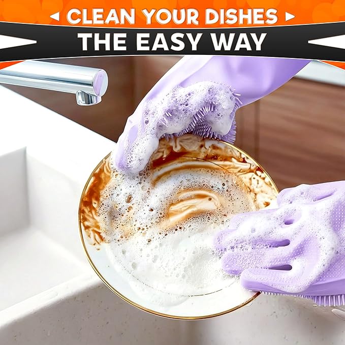Cat & Dog Washing Gloves for Bathing – 2-in-1 Design Dog Scrubbing Gloves for - Image 6