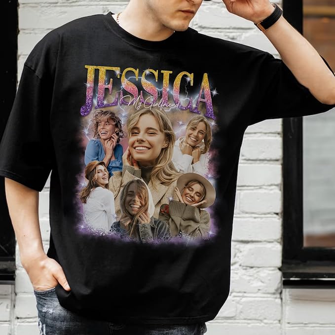 Custom Bootleg Rapper Graphic Tees Shirt – Retro 90s Vintage Style, - Image 8