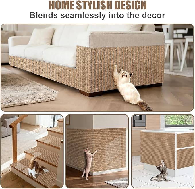 Natural Cork-Cat Scratch mat-Cat Scratch Pad Rug-cat Couch Protector-Scratch - Image 5