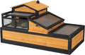 PawHut 3- Room Tortoise House Habitat by PawHut