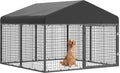 Large Outdoor Dog Enclosure, Heavy Duty Dog Cage by Petony