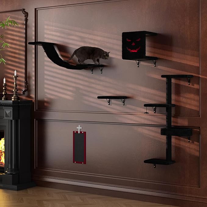 COZIWOW Wall-Mounted Cat Tree | Space-Saving Feline Furniture - Image 2
