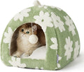 Lesure Cute Cat Beds for Indoor Cats - 2 in 1 Cat Cave Bed for Kittens and by Lesure