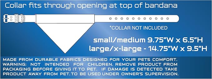 Pets First Collegiate Pet Accessories, Reversible Bandana, LSU Tigers, - Image 4