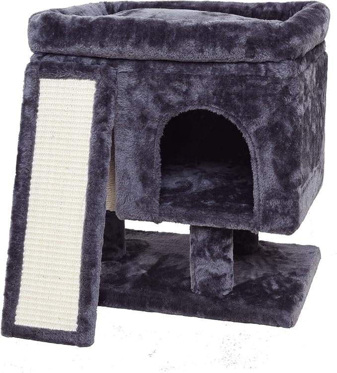 SYANDLVY Small Cat Tree for Indoor Cats Large Adult, Activity Tower - Image 7