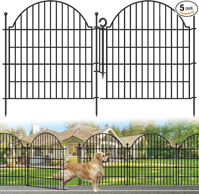 Decorative Metal Garden Fence by Blingluck