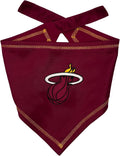 Pets First NBA Miami Heat TIE Bandana, Size Small/Medium. Dog Bandana Scarf Bib by PETSFIRST