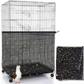 Bird Cage Seed Catcher, 60-118'' Large Bird Cages Cover, 31.5'' H Adjustable by LYMOI