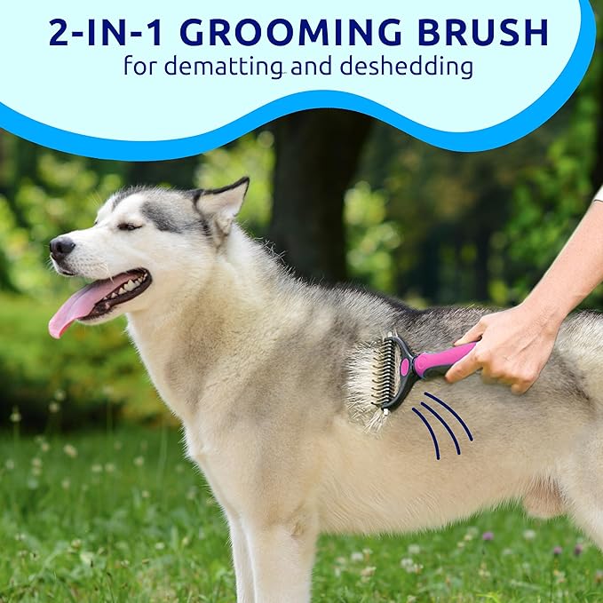 Pat Your Pet Deshedding Dog Brush - Image 3