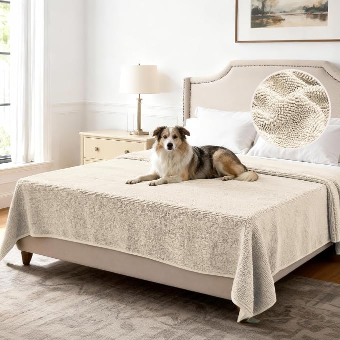 H.VERSAILTEX Non Slip Pet Couch Cover Chenille Dog Bed Protector Thick Soft by HVERSAILTEX