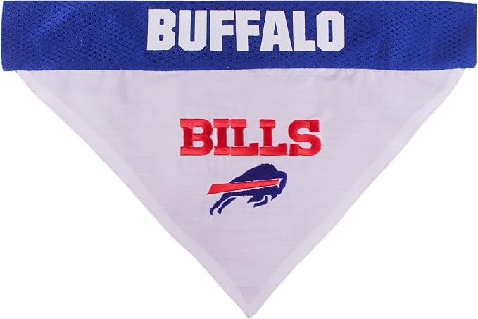 Pets First NFL Buffalo Bills Reversible Bandana Size XX-Large - Image 3