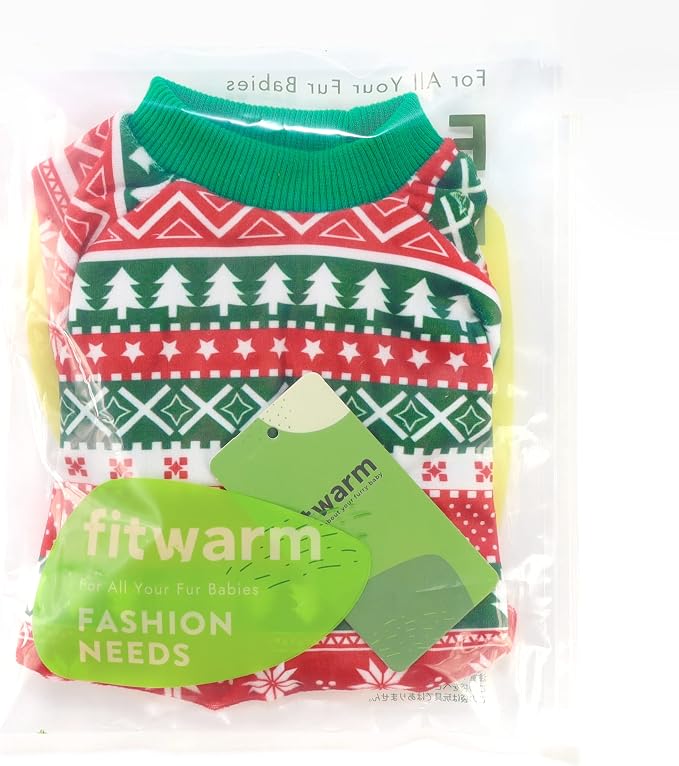 Fitwarm Dog Christmas Outfit, Holiday Pet Clothes - Image 9