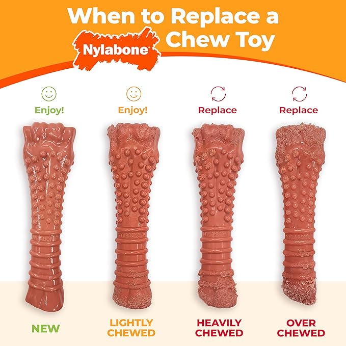 Nylabone Power Chew Classic Bone Chew Toy - Image 8