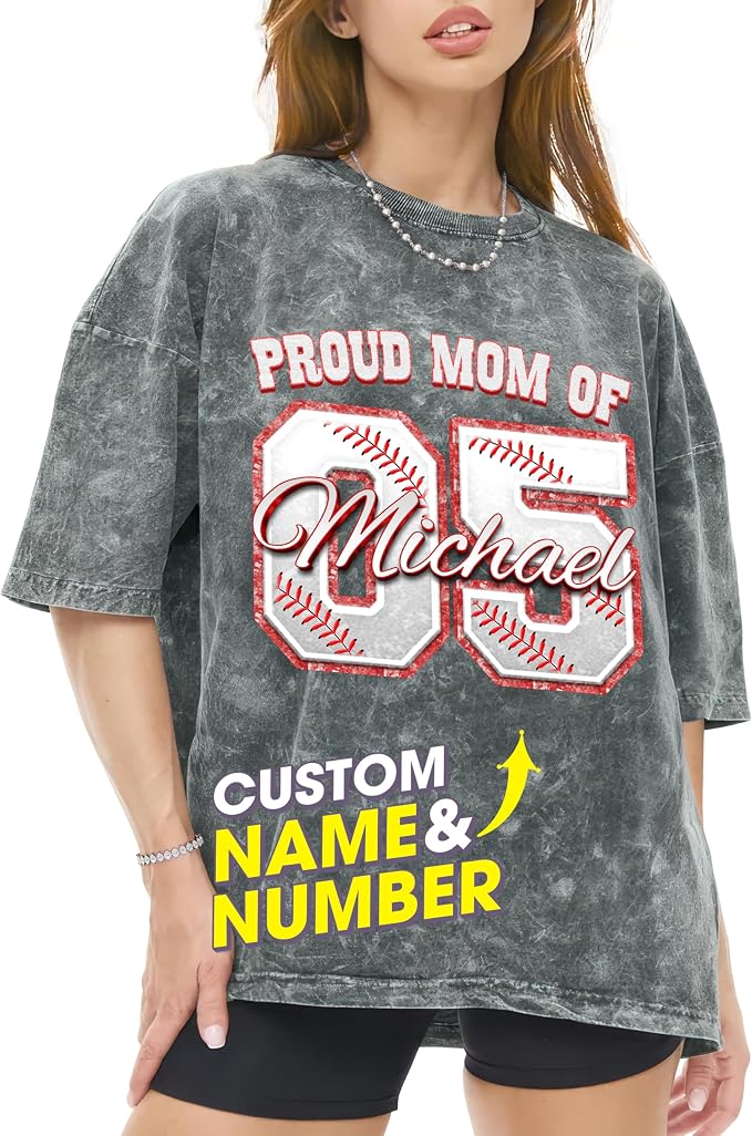 H-DEWALL Custom T Shirts Mineral Wash Tshirt Bootleg Rap Tee Customized Gifts by H-DEWALL