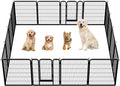 Yaheetech Dog Playpen Outdoor, 40 inch 12 Panels Dog Pen Indoor Heavy Duty by Yaheetech