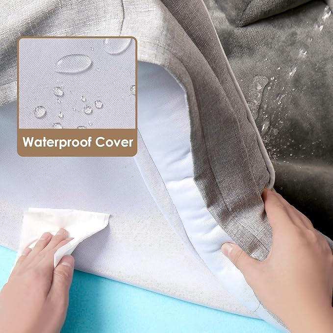 EHEYCIGA Orthopedic Dog Beds for Extra Large Dogs, Waterproof Memory Foam XXL - Image 3