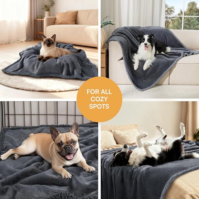 Waterproof Pet Blanket, Liquid Pee Proof Dog Blanket - Image 6
