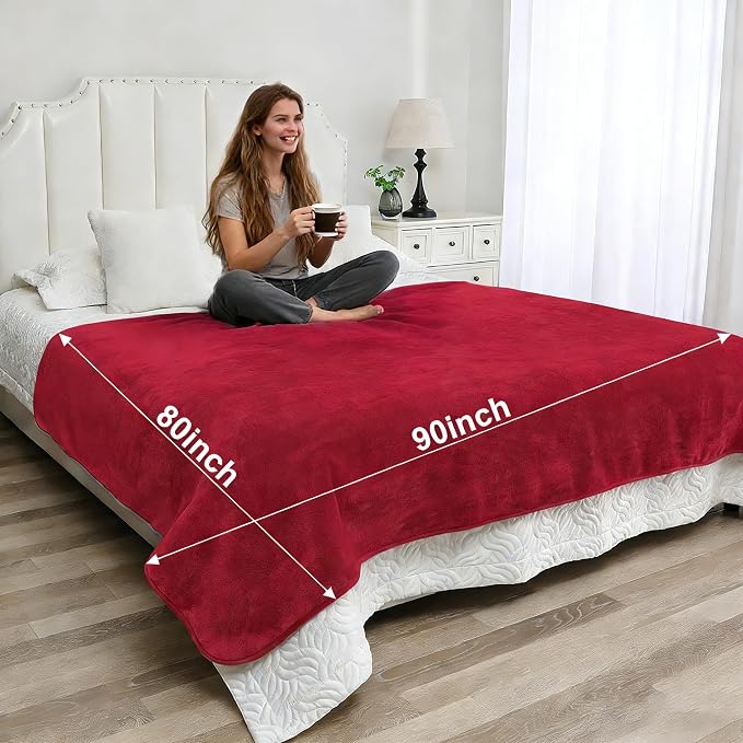 Waterproof Blanket for Beds – Ideal for Couch & Pets Splash Proof Sherpa Throw - Image 4