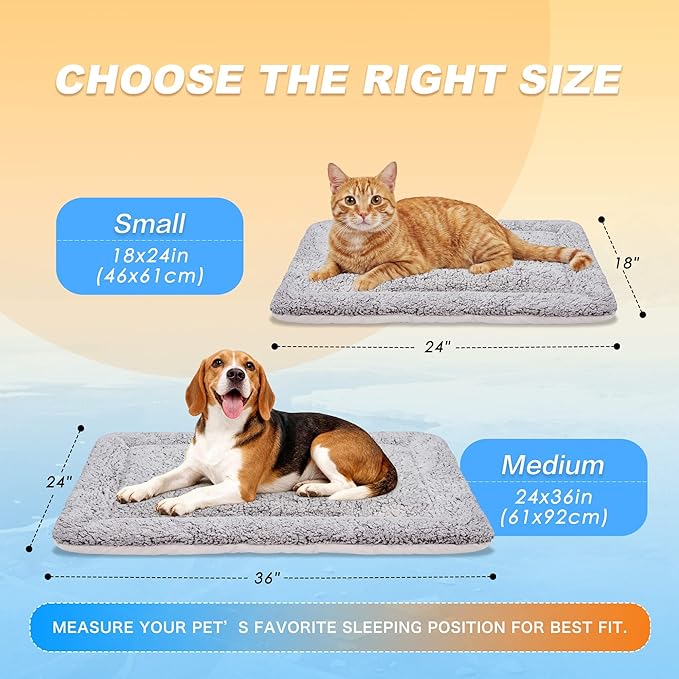 Self Warming Cat Bed, Reversible Warming Cooling Cat Bed, Winter Warm Cats Pad - Image 8