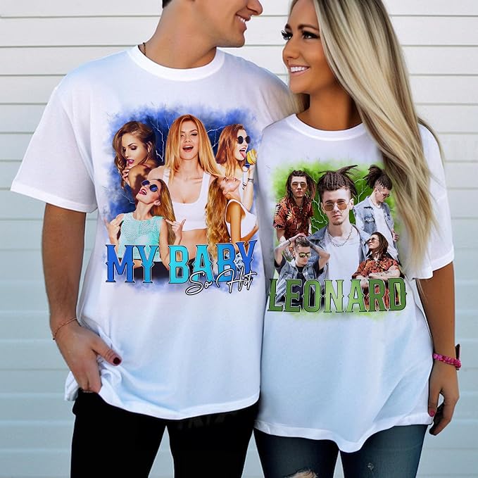 Custom Bootleg Rapper Graphic Tees Shirt – Retro 90s Vintage Style, - Image 5