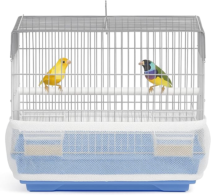 Universal Bird Cage Seed Catcher Universal Mesh Skirt Cover Stretchy Small by TweetinginStyle