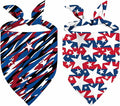 4th of July Dog Bandanas, Independence Holiday Bandana, Premium Durable by Unknown