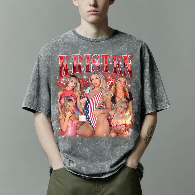 H-DEWALL Custom T Shirts Mineral Wash Tshirt Bootleg Rap Tee Customized Gifts - Image 3