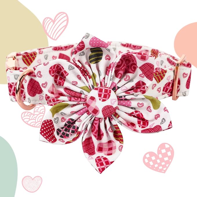 Lionheart Glory Heart Dog Collar, Valentine's Day Dog Collars - Image 2