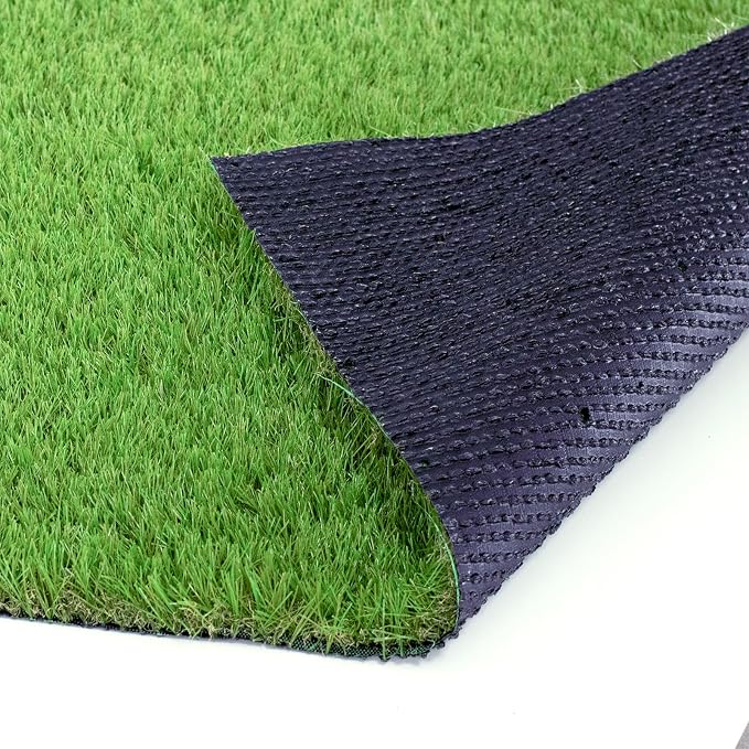 Artificial Grass Rug Outdoor Indoor 5FTX47FT Fake Grass Carpet Green Synthetic - Image 2