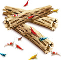 SunGrow Cholla Wood, 6” Climbing Logs, Chew Toy, Aquarium Fish, and Shrimp by SunGrow