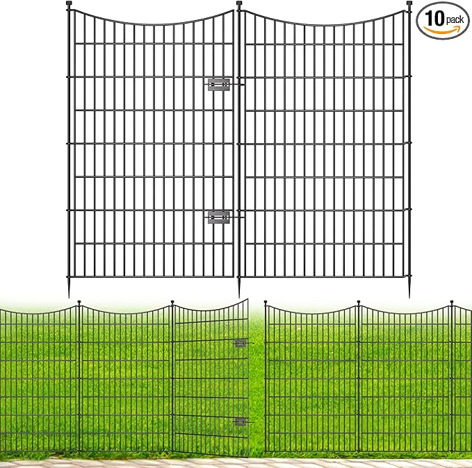10 Panels Decorative Garden Fence by OutdoorFence