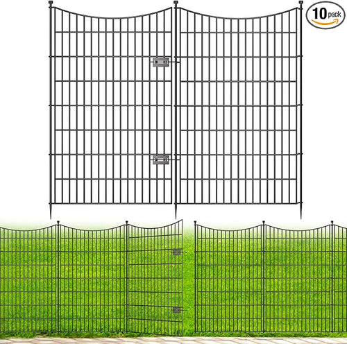 10 Panels Decorative Garden Fence by OutdoorFence