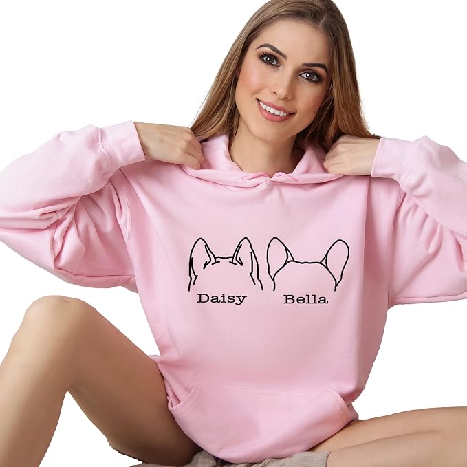 Custom Dog Mom Shirt for Women Pet Ears Sweatshirt - Image 5
