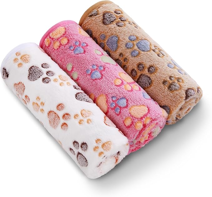 Luciphia 1 Pack 3 Blankets Super Soft Fluffy Premium Fleece Pet Blanket Flannel - Image 8