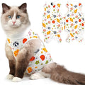 Cat Recovery Suit for Spay Abdominal Wounds, Breathable Cat Onesie for Cats by Hpetppy