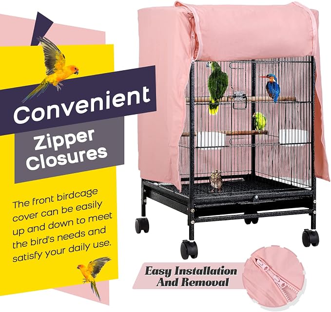 QBLEEV Birdcage Cover, Breathable Night Cover - Image 3